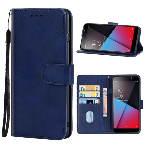 

Leather Phone Case For Vodafone Smart N9 Lite(Blue)