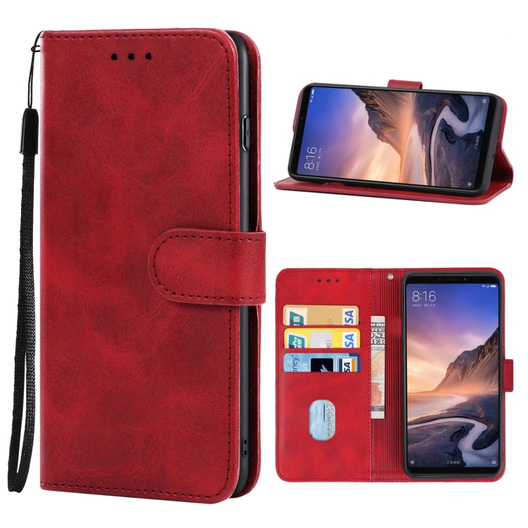 Leather Phone Case For Xiaomi Mi Max Pro(Red)