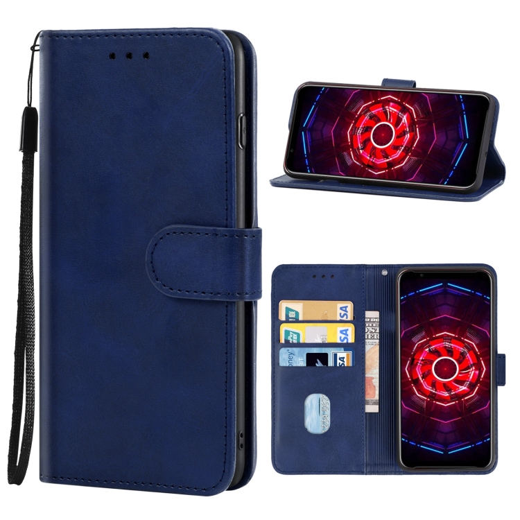

Leather Phone Case For ZTE nubia Red Magic(Blue)