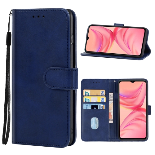 

Leather Phone Case For Infinix Hot 10T / Hot 10s / Hot 10s NFC(Blue)