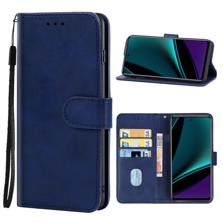 

Leather Phone Case For Infinix Note 11 Pro(Blue)