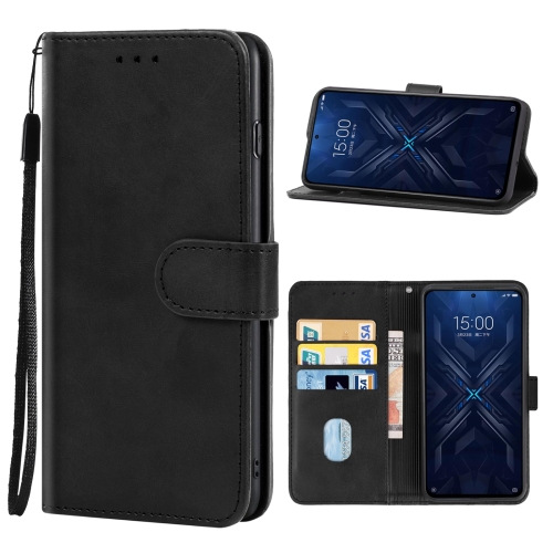 

Leather Phone Case For Xiaomi Black Shark 4 / 4 Pro(Black)
