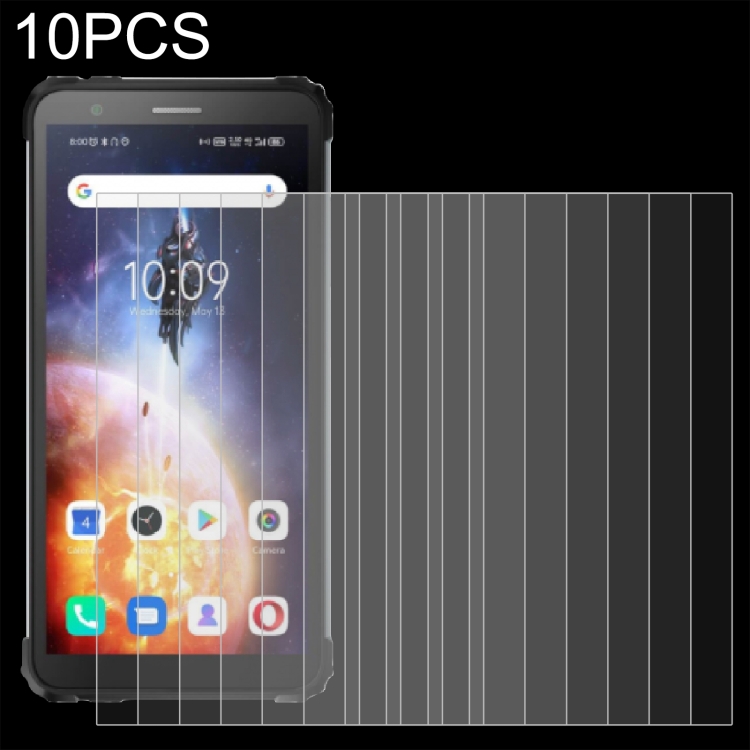 

10 PCS 0.26mm 9H 2.5D Tempered Glass Film For Blackview BV6600E