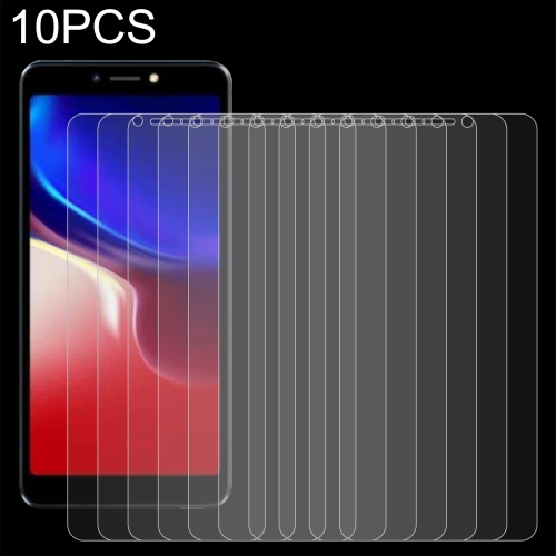 

10 PCS 0.26mm 9H 2.5D Tempered Glass Film For Tecno P32