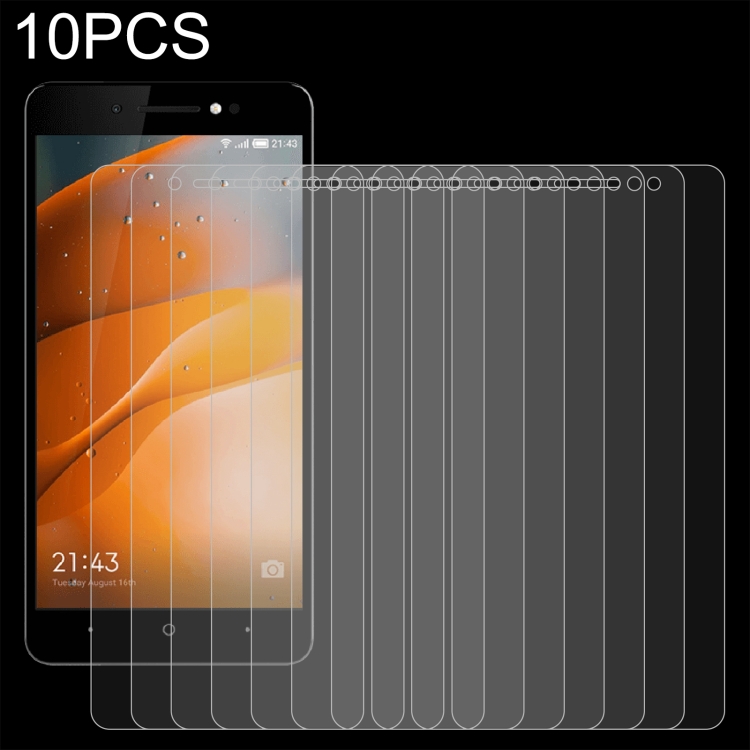 

10 PCS 0.26mm 9H 2.5D Tempered Glass Film For Tecno P51