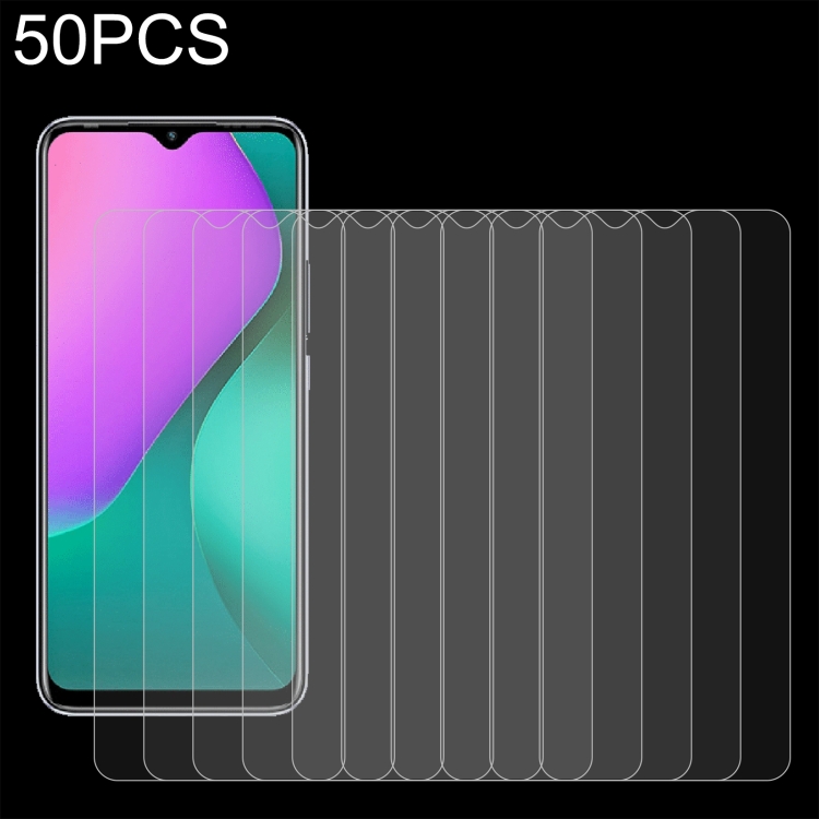 

50 PCS 0.26mm 9H 2.5D Tempered Glass Film For Infinix HOT 10 Play G25