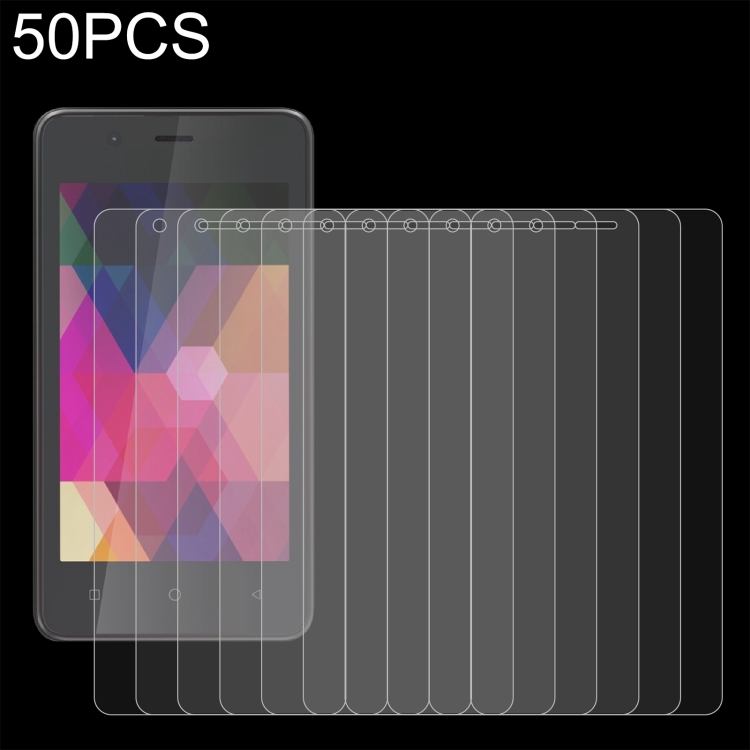 

50 PCS 0.26mm 9H 2.5D Tempered Glass Film For Tecno S1