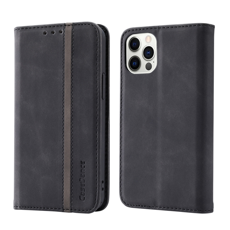 

Splicing Skin Feel Magnetic Leather Phone Case For iPhone 11 Pro(Black)