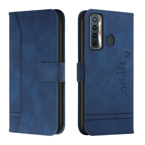

For Tecno Camon 17 Retro Skin Feel Horizontal Flip Soft TPU + PU Leather Phone Case(Blue)