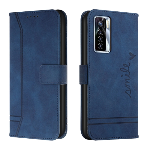 

For Tecno Camon 17 Pro Retro Skin Feel Horizontal Flip Soft TPU + PU Leather Phone Case(Blue)