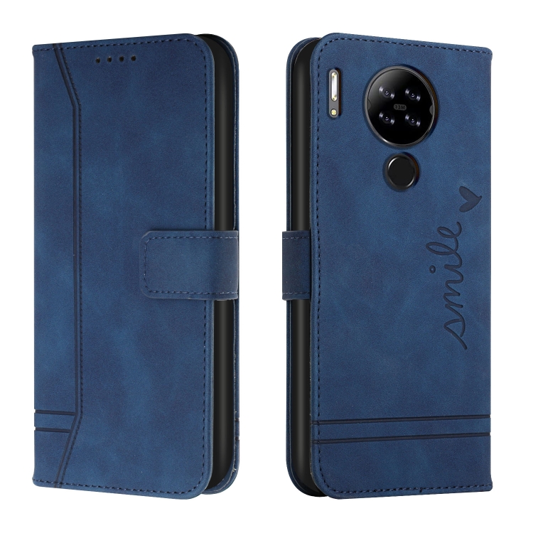 

For Blackview A80 Retro Skin Feel Horizontal Flip Soft TPU + PU Leather Phone Case(Blue)