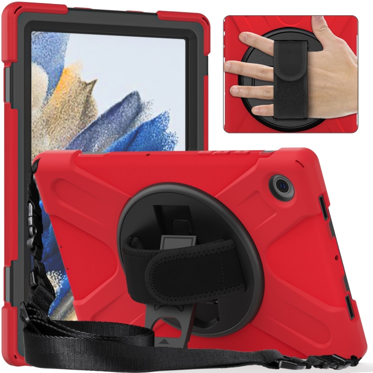 

For Samsung Galaxy Tab A8 10.5 2021 Silicone + PC Tablet Case(Red)