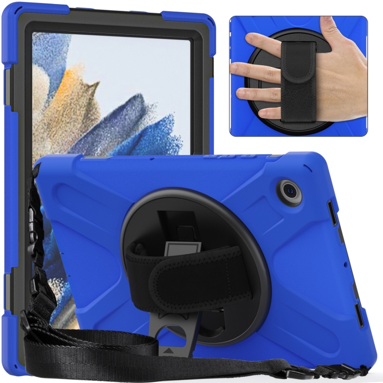 

For Samsung Galaxy Tab A8 10.5 2021 Silicone + PC Tablet Case(Blue)