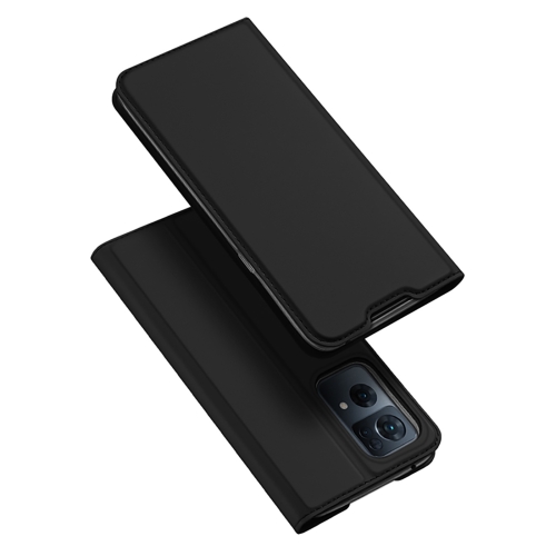 

For OPPO Reno7 Pro 5G DUX DUCIS Skin Pro Series Horizontal Flip Leather Phone Case(Black)
