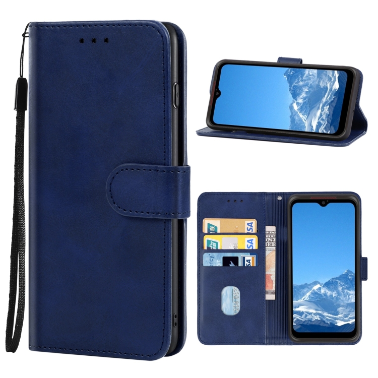 

Leather Phone Case For AGM Glory G1(Blue)