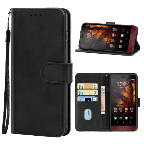 

Leather Phone Case For AGM H2(Black)