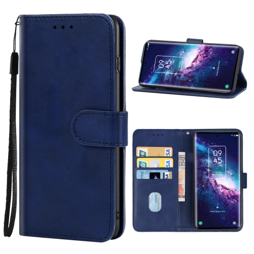 

Leather Phone Case For TCL 20 A 5G(Blue)