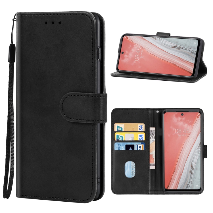 

Leather Phone Case For Tecno Spark 8 Pro(Black)