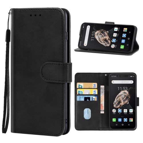 

Leather Phone Case For Ulefone Armor 6S(Black)