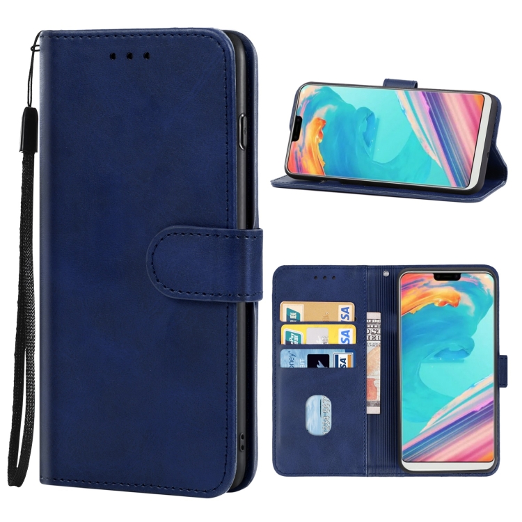 

Leather Phone Case For Ulefone T2 Pro(Blue)