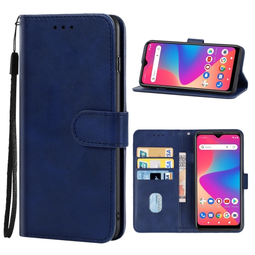 

Leather Phone Case For BLU G50 Plus(Blue)