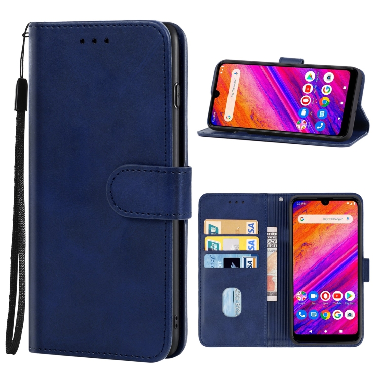 

Leather Phone Case For BLU G8(Blue)
