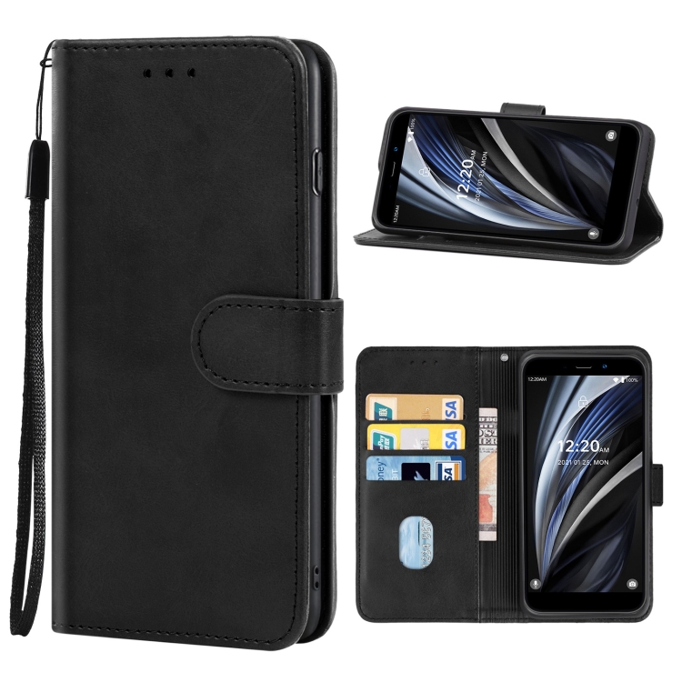 

Leather Phone Case For Oukitel WP12 Pro / WP12(Black)