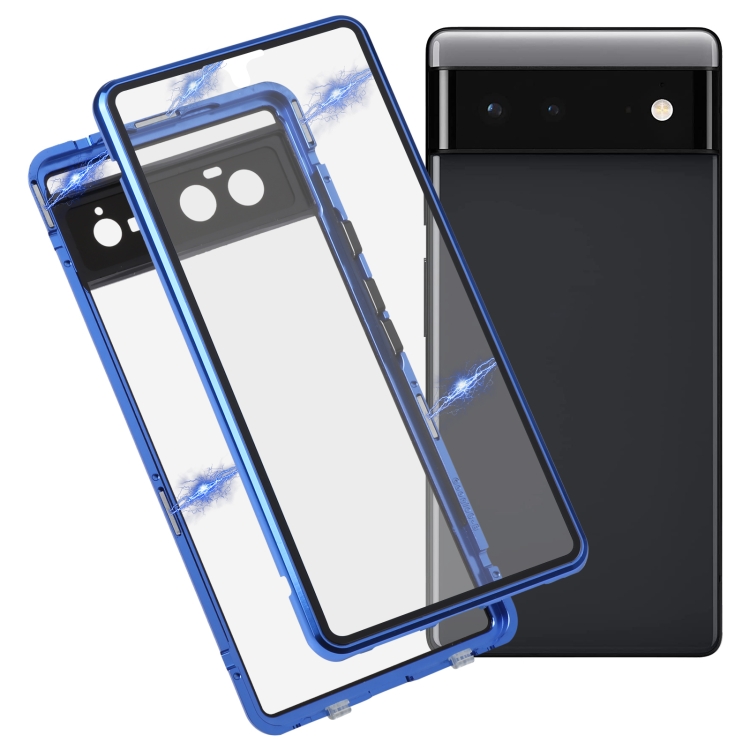 HAONANDE Cover Per Google Pixel 8 Con Anello, Custodia Di Grado Militare Protettiva Antiurto, 360 ° Magnetic Ring Stand, 1*Pellicola Protettiva In Vetro Temperato,Nero