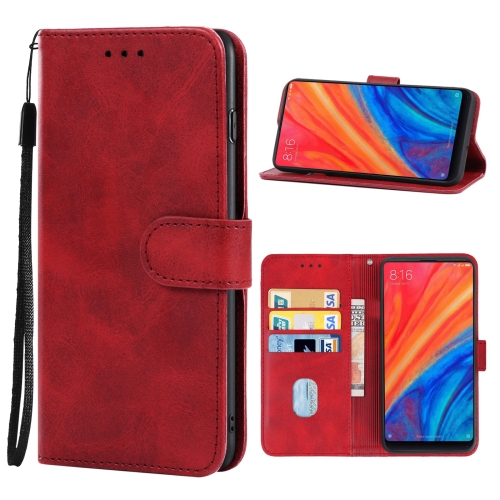 

Leather Phone Case For Xiaomi Mi Mix 2S(Red)