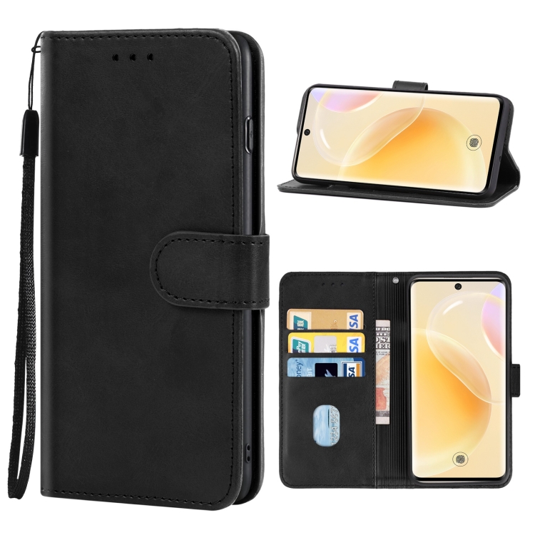 

Leather Phone Case For Huawei nova 8(Black)
