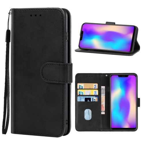 

Leather Phone Case For Leagoo S9(Black)