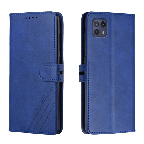 

For Motorola Moto G50 5G Cow Texture Leather Phone Case(Blue)