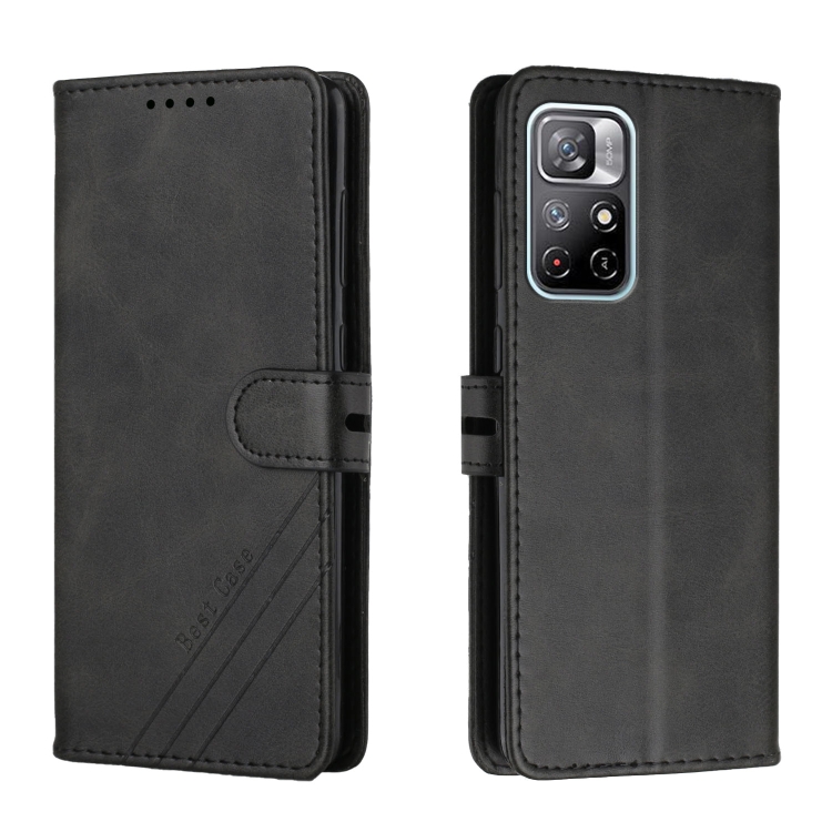 

For Xiaomi Redmi Note 11 5G Cow Texture Leather Phone Case(Black)