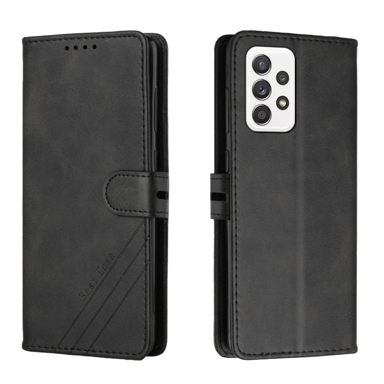 

For Samsung Galaxy A53 5G Cow Texture Leather Phone Case(Black)