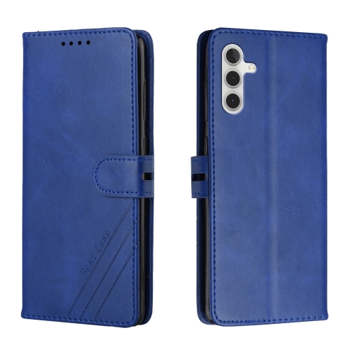 

For Samsung Galaxy A13 5G Cow Texture Leather Phone Case(Blue)