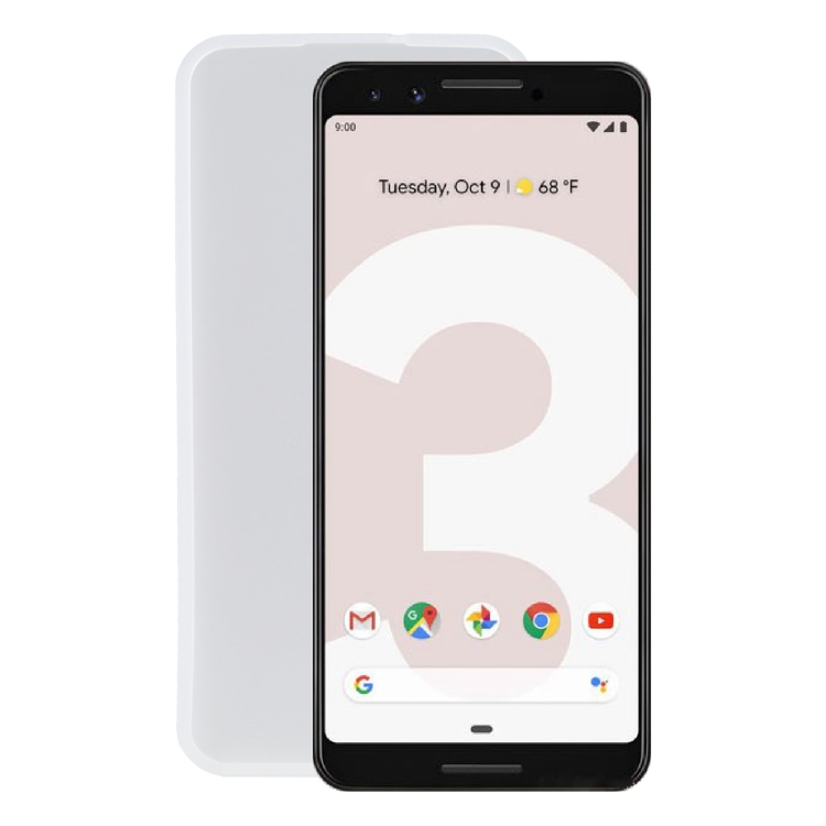 

TPU Phone Case For Google Pixel 3 lite(Transparent White)