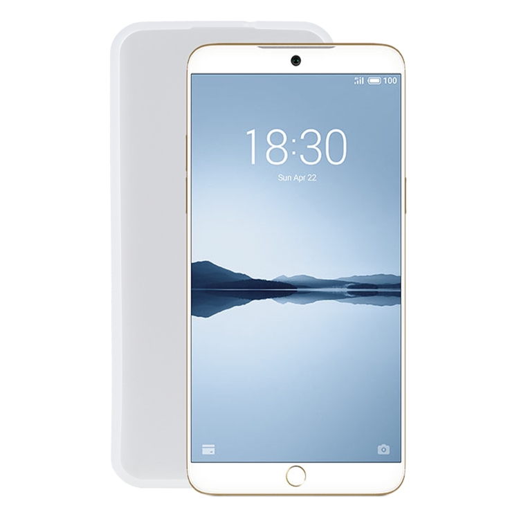 

TPU Phone Case For Meizu 15 Plus(Transparent White)