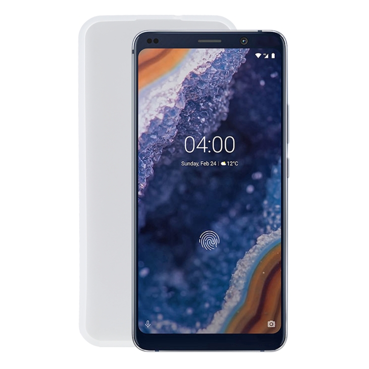 

TPU Phone Case For Nokia 9(Transparent White)