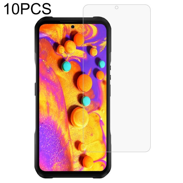 

10 PCS 0.26mm 9H 2.5D Tempered Glass Film For Doogee V20 5G
