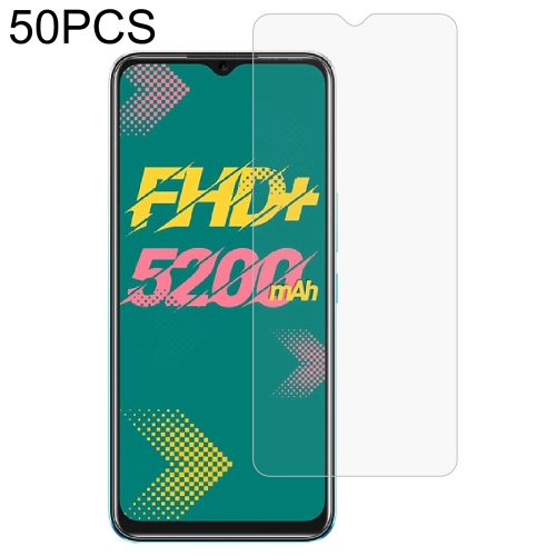 

50 PCS 0.26mm 9H 2.5D Tempered Glass Film For Infinix Hot 11