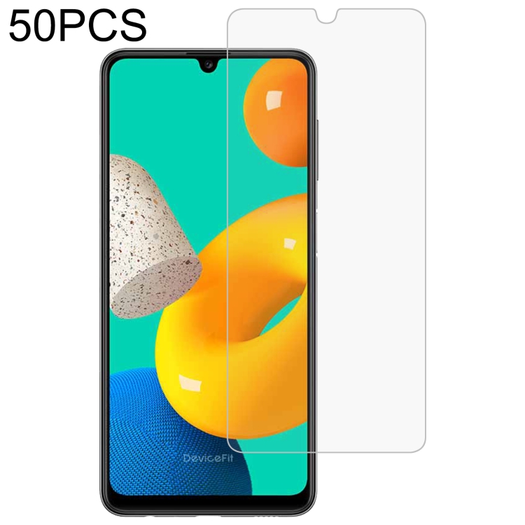 

50 PCS 0.26mm 9H 2.5D Tempered Glass Film For Samsung Galaxy M33 5G