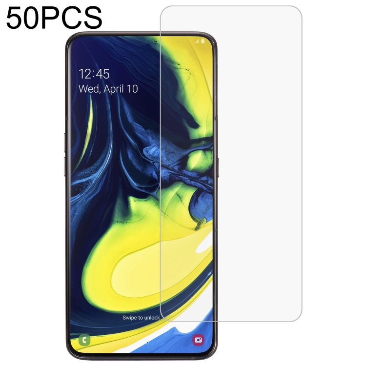 

50 PCS 0.26mm 9H 2.5D Tempered Glass Film For Samsung Galaxy M80s