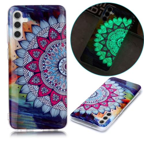 

For Samsung Galaxy A13 5G Luminous TPU Protective Phone Case(Half-flower)