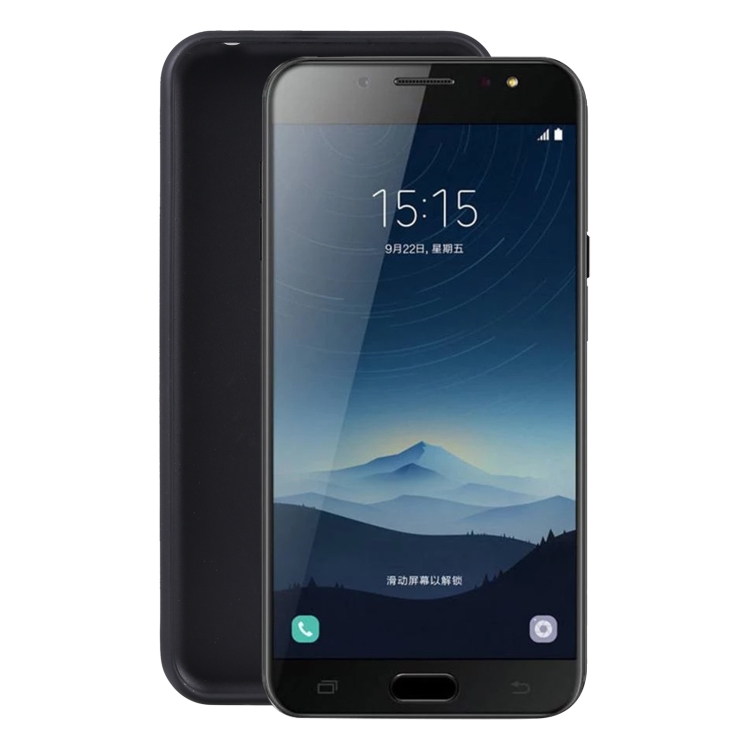 

TPU Phone Case For Samsung Galaxy C8 / C710(Pudding Black)