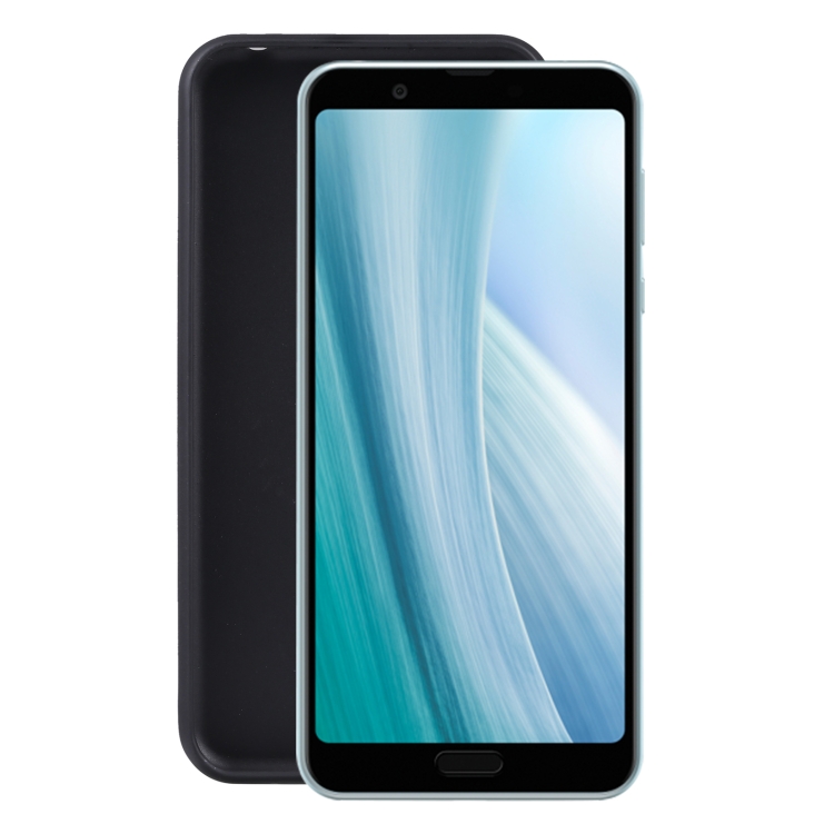 

TPU Phone Case For Sharp Aquos Sense 3 Plus(Pudding Black)