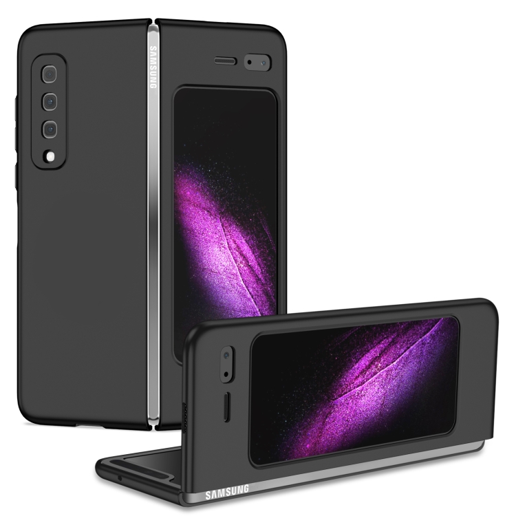 

For Samsung Galaxy Fold Armor Foldable Phone Case(Black)