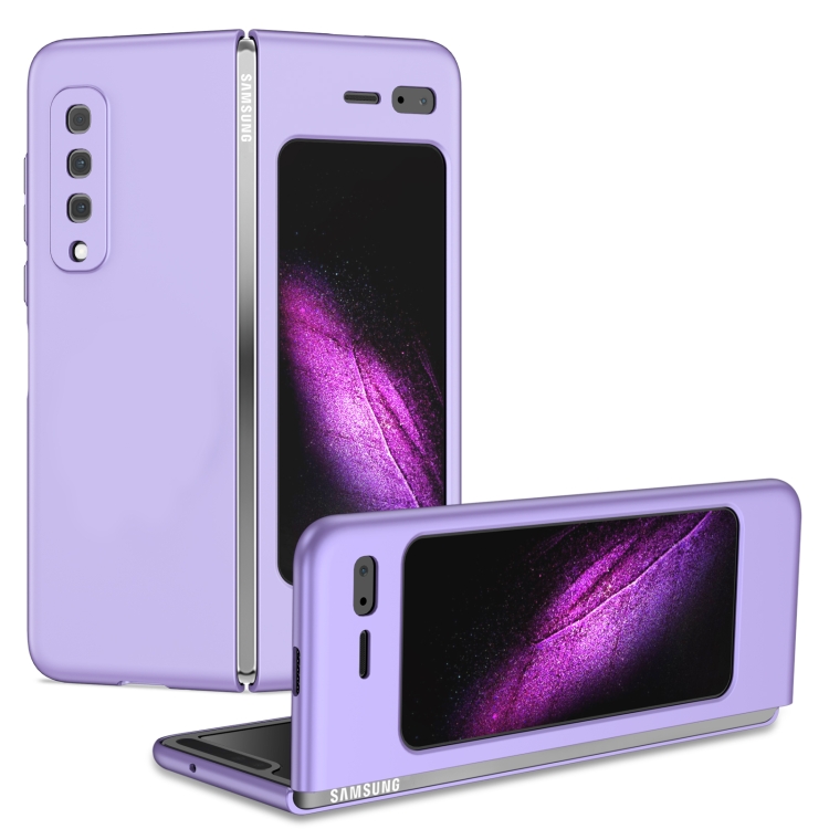 

For Samsung Galaxy Fold Armor Foldable Phone Case(Purple)