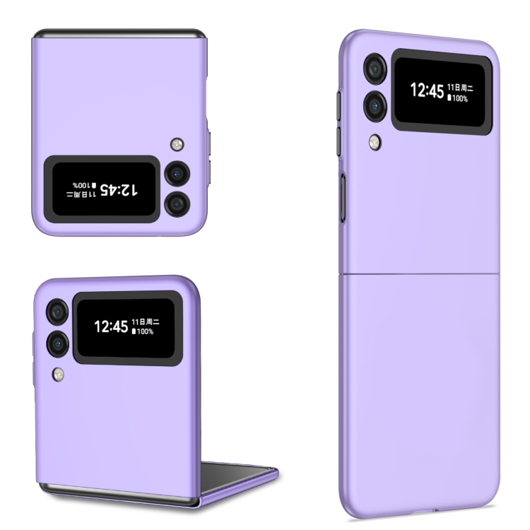 

For Samsung Galaxy Z Flip3 5G Armor Foldable Phone Case(Purple)