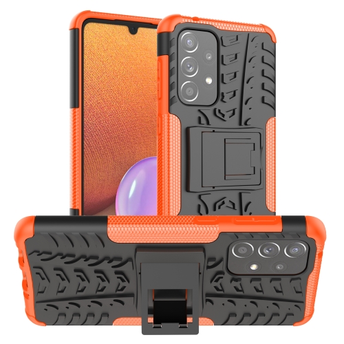 

For Samsung Galaxy A33 5G Tire Texture TPU + PC Phone Case(Orange)