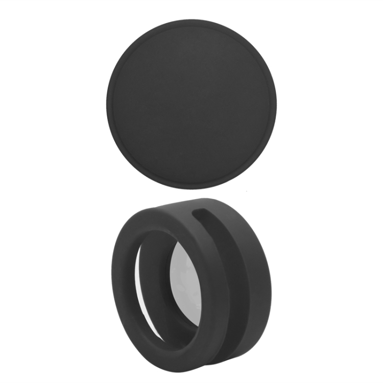 

Pet Collar Anti-scratch Shockproof Silicone Case For AirTag, Size:35.9x35.9x19.2mm(Black)